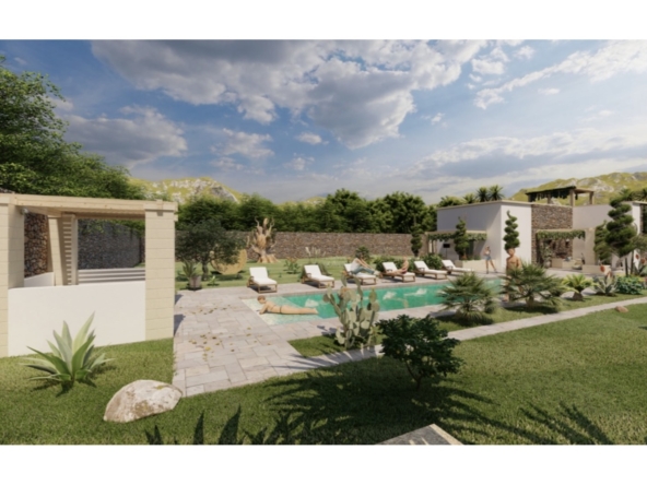 Luxurious villa project for sale, with swimming pool - Ostuni