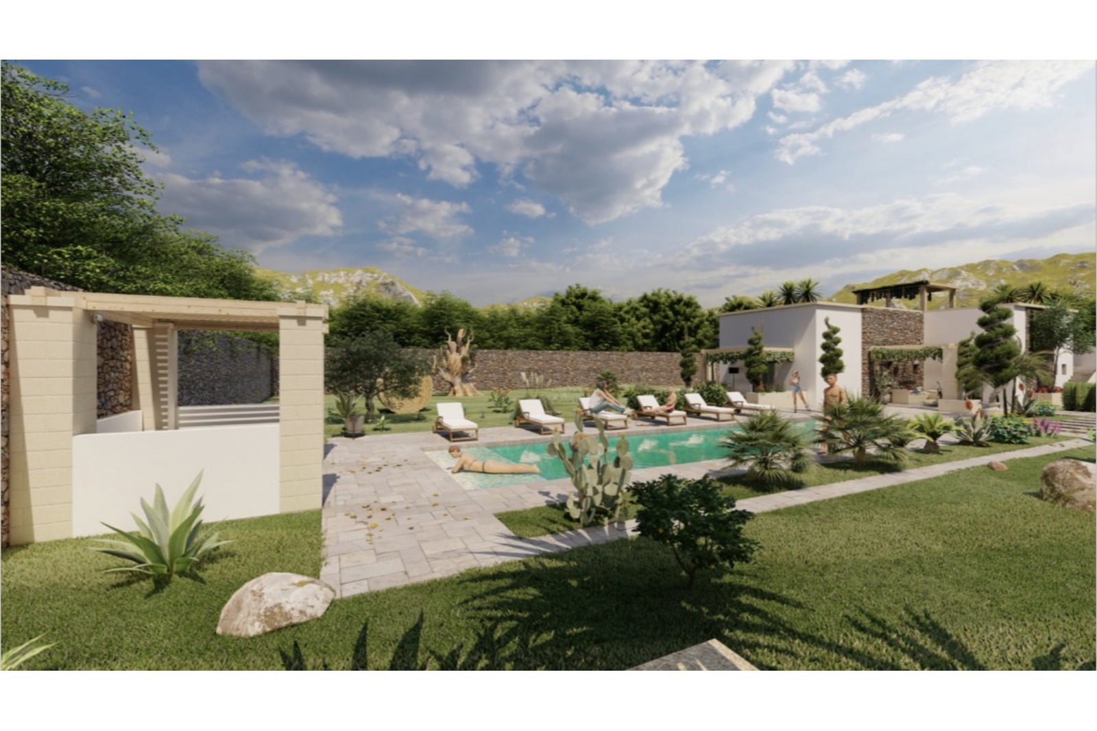 Luxurious villa project for sale, with swimming pool - Ostuni