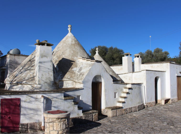 Trulli complex with lamia for sale, two units - Ceglie Messapica, Puglia