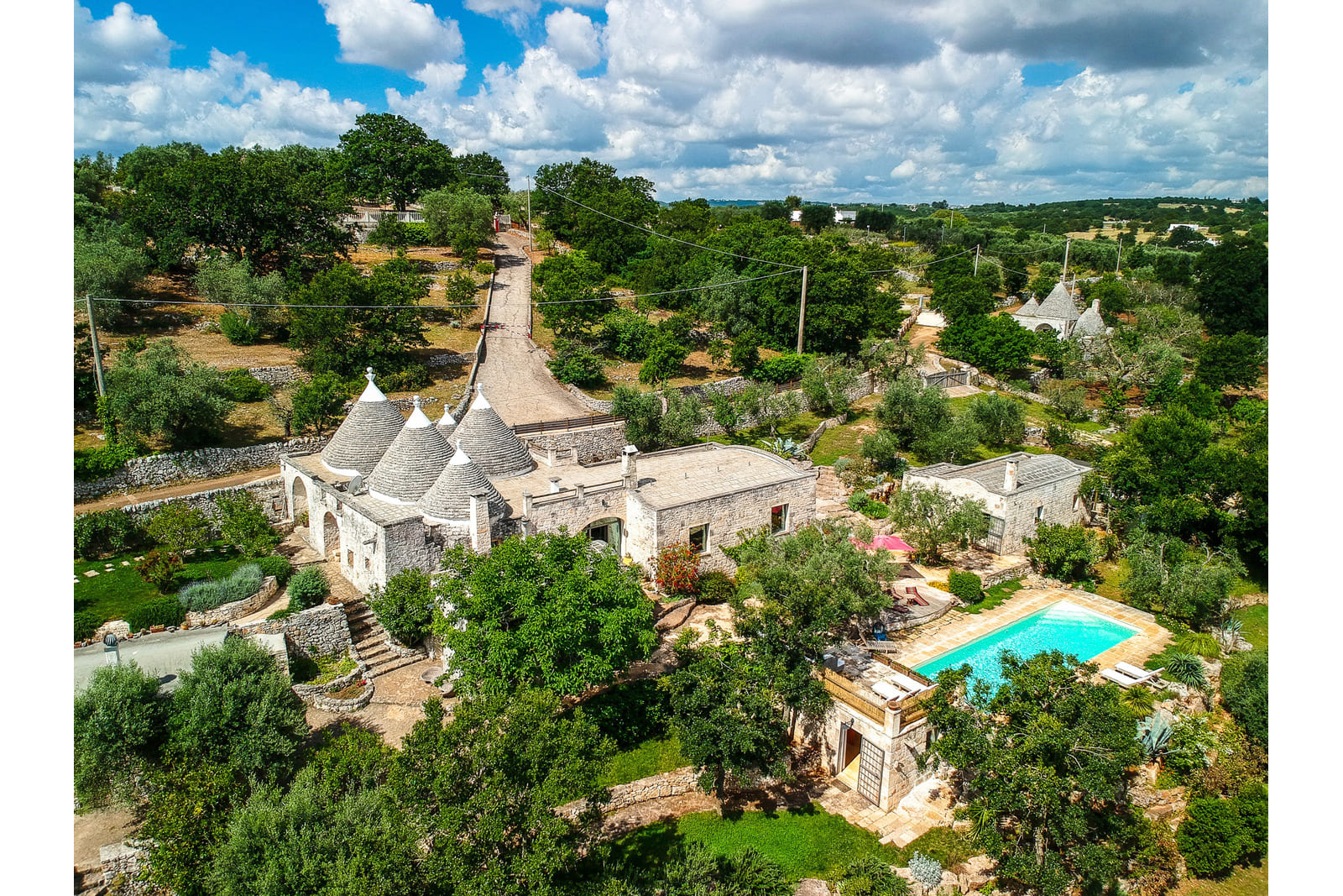 Luxury Trulli Complex for Sale in Ostuni, Puglia – Stunning Countryside Retreat